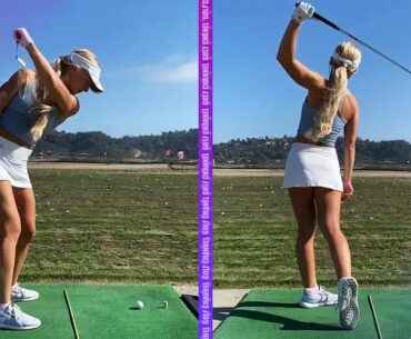 Amazing Golf Swing you need to see: Alisa Diomin