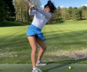 Might as well be blind folded 🌬 #golftiktok #golfswing  #golf #shorts