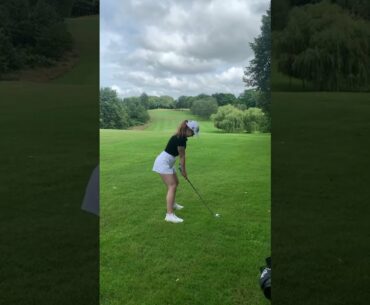 Amazing Golf Swing you need to see | Golf Girl awesome swing | Golf shorts | Ellie Millard
