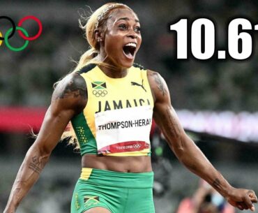 Elaine Thompson BREAKS HISTORIC 100 METER RECORD Of Florence Griffith Joyner!