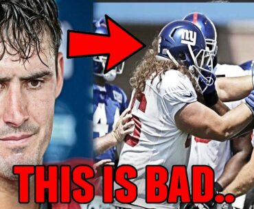 New York Giants Get Into HUGE TRAINING CAMP FIGHT! Daniel Jones and Logan Ryan Involved!