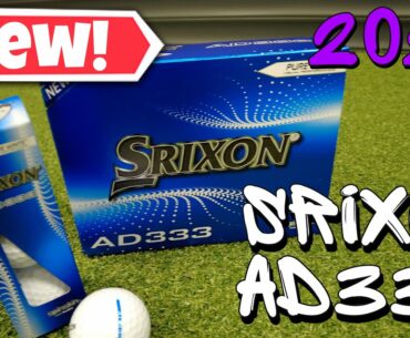 The NEW 2021 Srixon AD333 Golf Ball Review