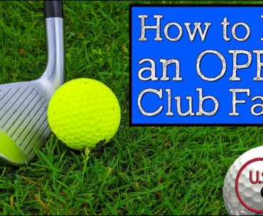 How to Fix an Open Club Face (Vertical Line Golf Swing)