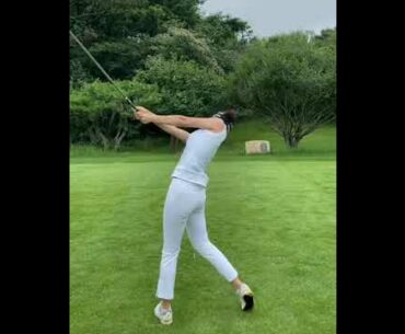 Seo Sooyeon Swing! | Golf ladies | Golf lady | Golf Shorts | #Shorts