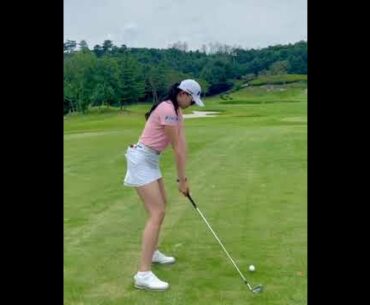 Kang Soyul Korean female Golfer Swing! | Golf ladies | Golf lady | Golf Shorts | #Shorts