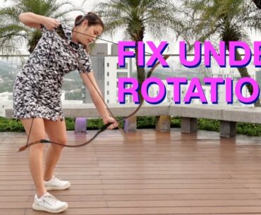 Fix Under-Rotation Back Swing - Golf with Michele Low