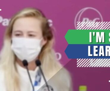 Nelly Korda REACTS to becoming the second American woman to WIN an Olympic GOLD medal in golf