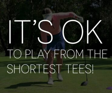 Sandy Golf Rules... It's OK to Play from the Shortest Tees