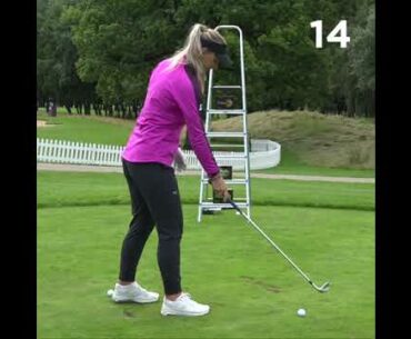 Will Emily Pedersen defeat the Titleist stepladder challenge?