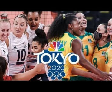 USA vs BRAZIL Women's Volleyball Tokyo Olympics Gold Medal Match  Analysis