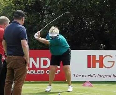 Laura Davies golf swing (hybrid club), ISPS Handa Ladies European Masters 2015