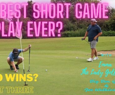 The BEST Chipping and Putting game EVER Part Three #SUBSCRIBE #LIKE #COMMENT