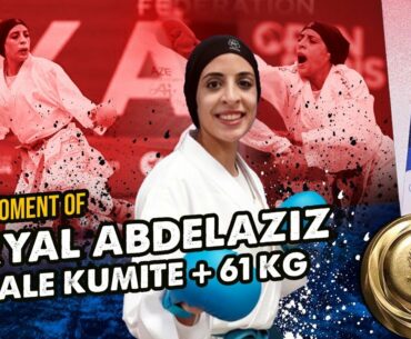 GOLD Medalist Olympics - Feryal Abdelaziz (Egypt) - Female Kumite +61 Kg Tokyo Olympics 2021