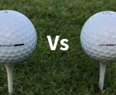 Refinished Pro V1X vs Titleist Pro V1X - Golf Ball Review