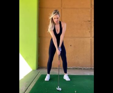 Tell me everything I’m doing wrong with my swing... Paige Spiranac golf swing      | GOLF#SHORT