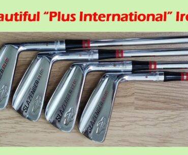 Slazenger Plus International, classic vintage golf clubs from the 1970s.