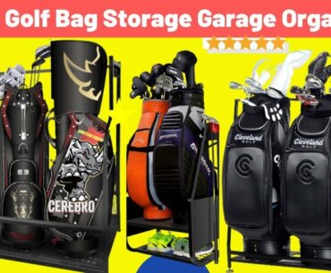 Top 5 Best Golf Bag Storage Garage Organizer- Expert Review 2021| Best Golf Bag Organizers For 2021
