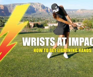 MORE PARS GOLF TIP: Wrists at Impact (get lightning hands)