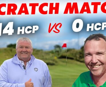 MID HANDICAP GOLFER v SCRATCH GOLFER no shots given.