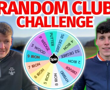 OUR FIRST RANDOM CLUB CHALLENGE!! | Golf Challenges