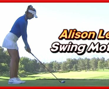 LPGA Top 10 Beauty Golfer "Alison Lee" Swing & Slow Motion