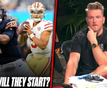 When Will We See Justin Fields & Trey Lance Starting In The NFL? | Pat McAfee Reacts