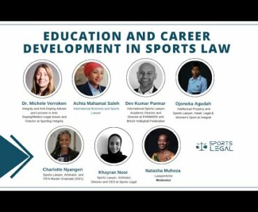 Education and Career Development in Sports Law - Sports Legal Webinar