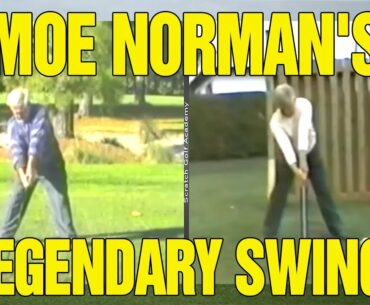 MOE NORMAN GOLF SWING ANALYSIS (SLOW MOTION + INSTRUCTION)!!