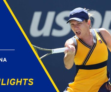 Simona Halep vs Elena Rybakina Highlights | 2021 US Open Round 3