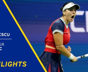 Bianca Andreescu vs Viktorija Golubic Highlights | 2021 US Open Round 1