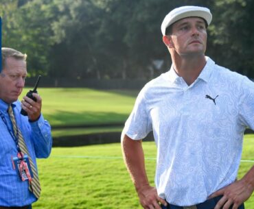 Bryson DeChambeau gets free drop after fan takes his ball at TOUR Championship