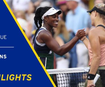 Angelique Kerber vs Sloane Stephens Highlights | 2021 US Open Round 3