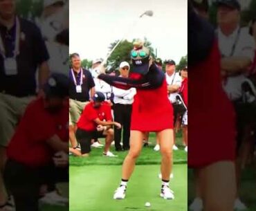 Jessica Korda slow motion golf swing motivation! #shorts #golfshorts #golf #bestgolf #alloverthegolf