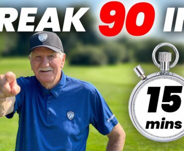 DO THIS & BREAK 90 with no swing change !