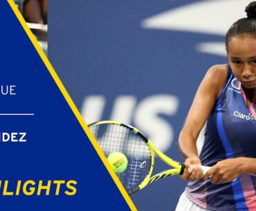 Angelique Kerber vs Leylah Fernandez Highlights | 2021 US Open Round 4