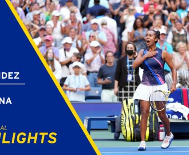 Leylah Fernandez vs Elina Svitolina Highlights | 2021 US Open Quarterfinal