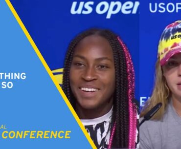 Coco Gauff & Caty McNally Press Conference | 2021 US Open Quarterfinal