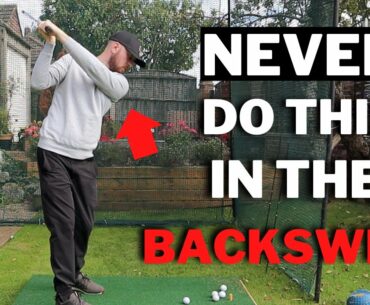 NEVER DO THIS MOVE IN THE GOLF BACKSWING - Don't Lift Your Left Shoulder