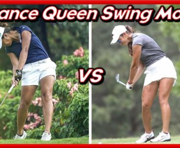 LPGA Distance Queen "Bianca Pagdanganan" vs "Maria Fassi" Powerful Swing & Slow Motions