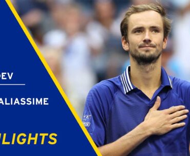 Daniil Medvedev vs Felix Auger-Aliassime Highlights | 2021 US Open Semifinal