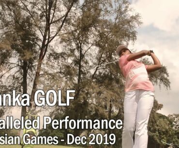 Sri Lanka wins Gold at Ladies' Golf for the 1st time - South Asian Games 2019