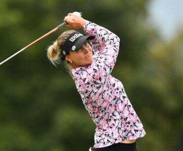 Sanna Nuutinen is preparing for another strong performance this week at Golf Club de Medoc