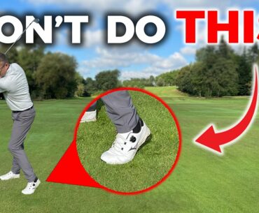 Don't Do This On A Golf Course !
