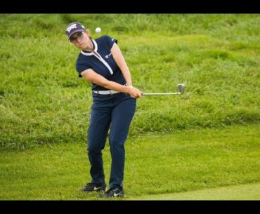 Virginia Elena Carta shoots 68 (-3) to stay among the leading pack at Golf Club de Medoc