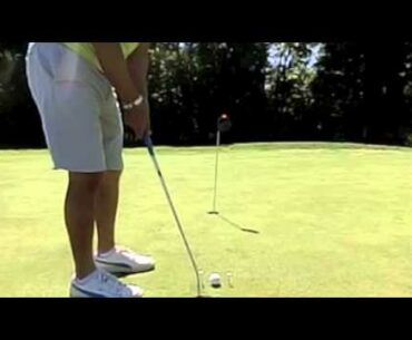 Putting Drill Using Golf Tees