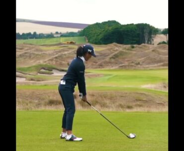 Celine Boutier golf swing motivation! How to swing to win Ladies Open de France? #ladiesgolf #golf