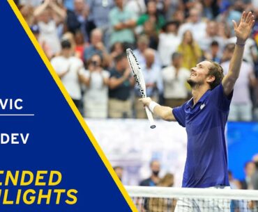 Novak Djokovic vs Daniil Medvedev Extended Highlights | 2021 US Open Final