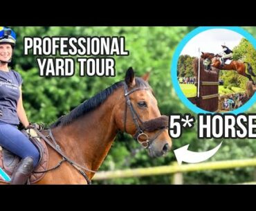 I RIDE A 5* HORSE | PROFESSIONAL YARD TOUR + GIVEAWAY | Footluce Eventing