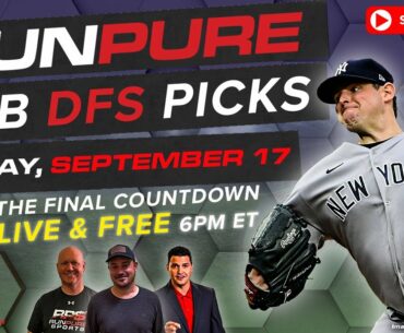 MLB DRAFTKINGS PICKS - FRIDAY SEPTEMBER 17 - FINAL COUNTDOWN