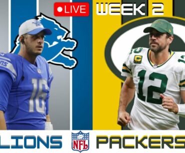 Detroit Lions vs Green Bay Packers: Week 2: Live NFL Game